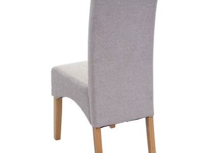4 Neue Esszimmerstühle in Textil in beige