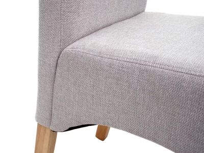 4 Neue Esszimmerstühle in Textil in beige
