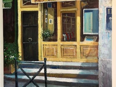 4 original French paintings by "Liot"