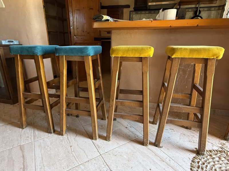 4 Stück Barhocker