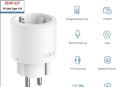 4 Tapo P115 Smarte WLAN Steckdosen + Energieverbrauchskontrolle (bis zu 46 Stück verfügbar)