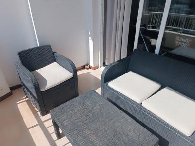 4-teilige Lounge Sitzgruppe aus Polyrattan