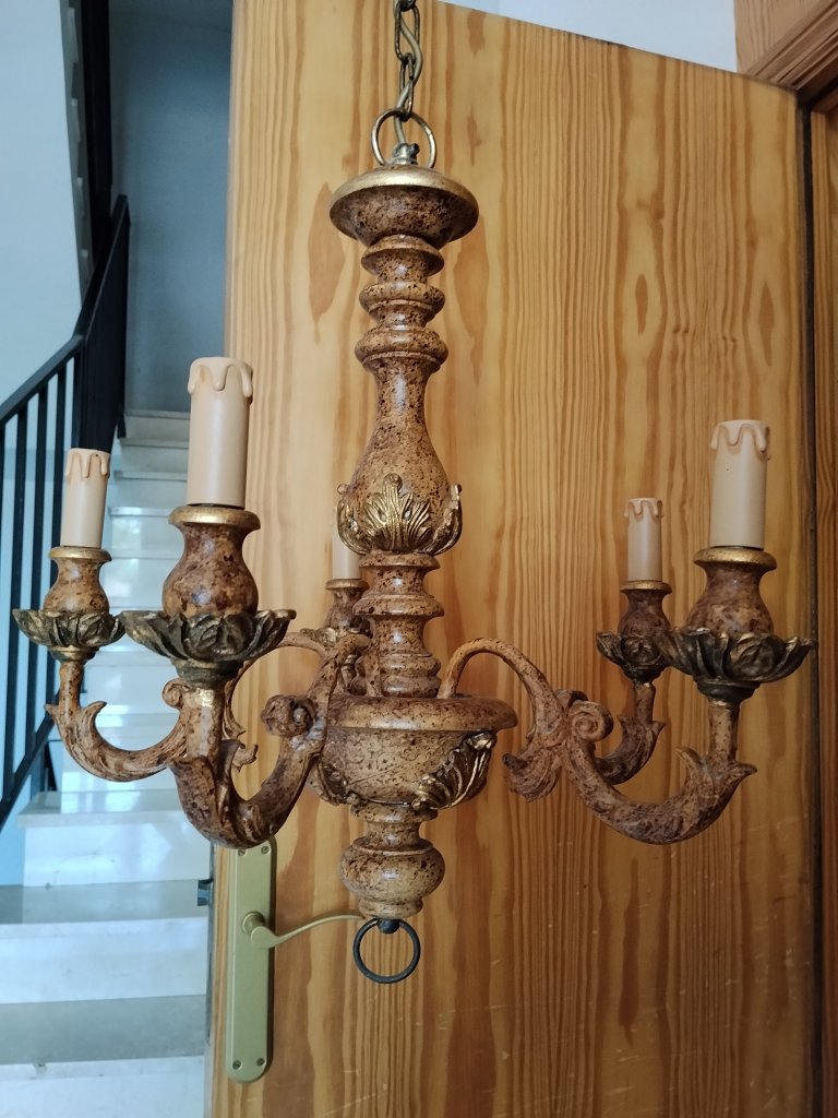 5-armige Lampe