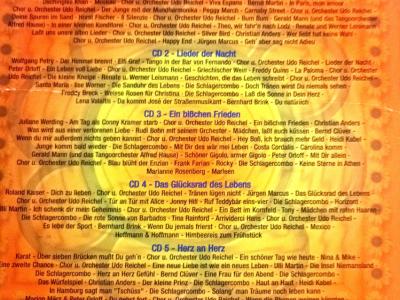 5 CDs de schlager alemán de los años 70, 80, 90