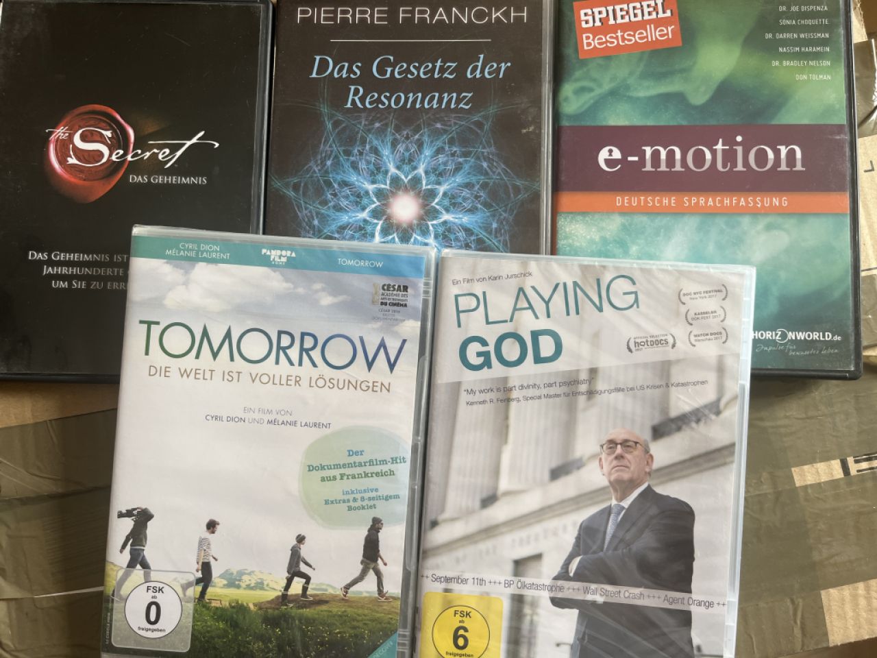 5 DVD the Secret, das Gesetz der Resonanz …