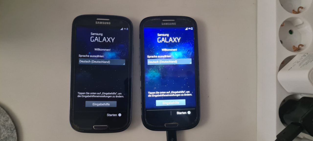 5 Samsung Handys