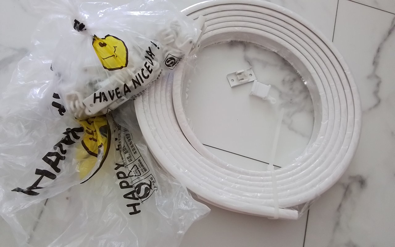 Carril de cortina flexible de 5 m