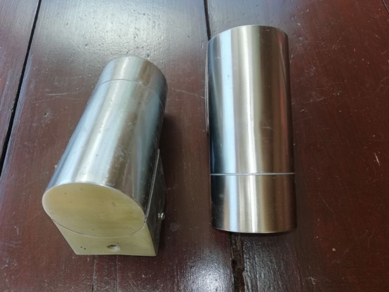 6 Edelstahllampen - Decke oder Wandmontage möglich