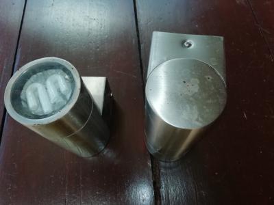 6 Edelstahllampen - Decke oder Wandmontage möglich