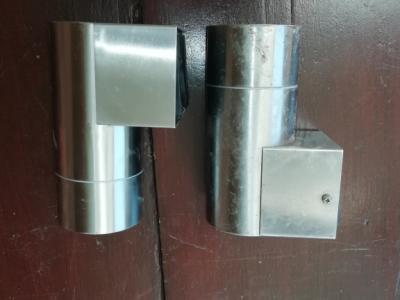 6 Edelstahllampen - Decke oder Wandmontage möglich