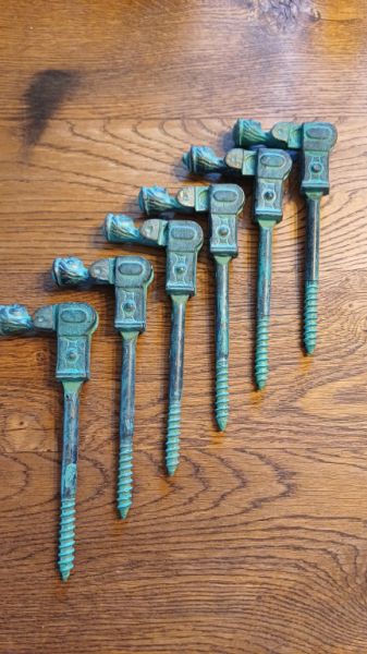 6 soportes para contraventanas, versión de alta resistencia