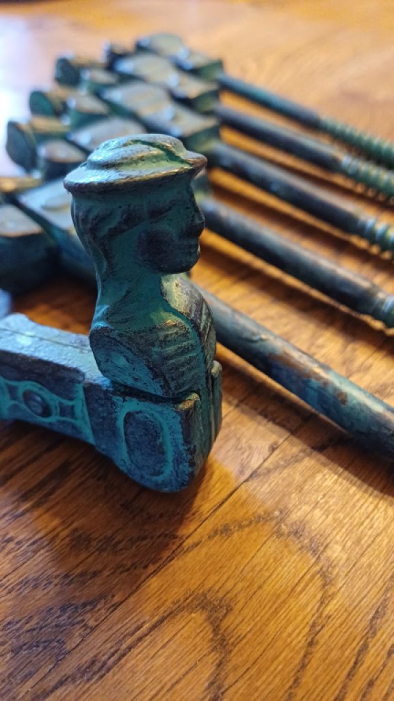 6 soportes para contraventanas, versión de alta resistencia