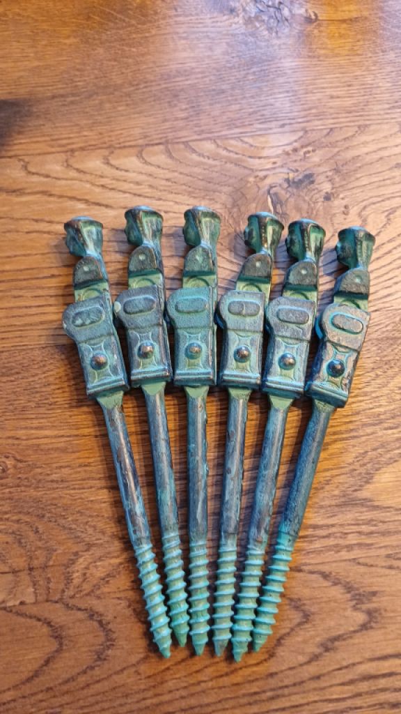 6 soportes para contraventanas, versión de alta resistencia