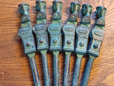 6 soportes para contraventanas, versión de alta resistencia