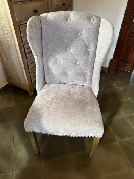 6 Stühle - Elegante Polsterstühle im Chesterfield‑Stil wie neu