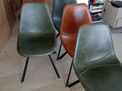 6 urbane Stühle - skandinavisches Wohndesign