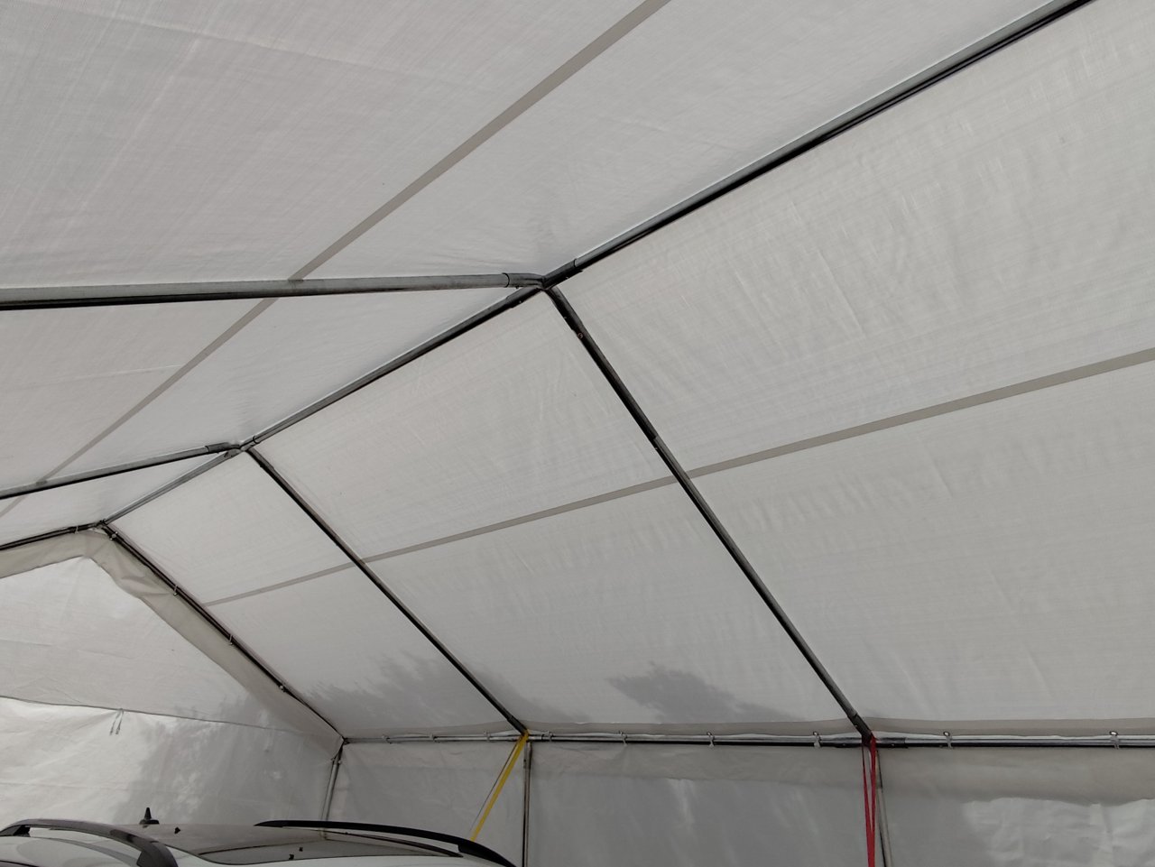6m x 4m Pavillon Zelt Garage Partyzelt Carport Lagerzelt