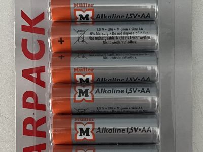 8 AA batteries