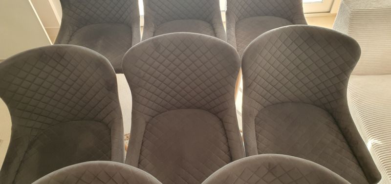 8 elegantes  sillas de comedor