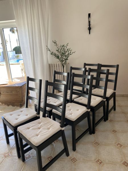 8 IKEA Holzstühle