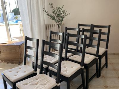 8 IKEA Holzstühle