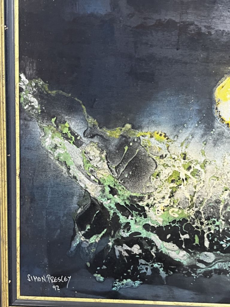 Abstrakt Art Kunst original Simon Presley 130x112cm