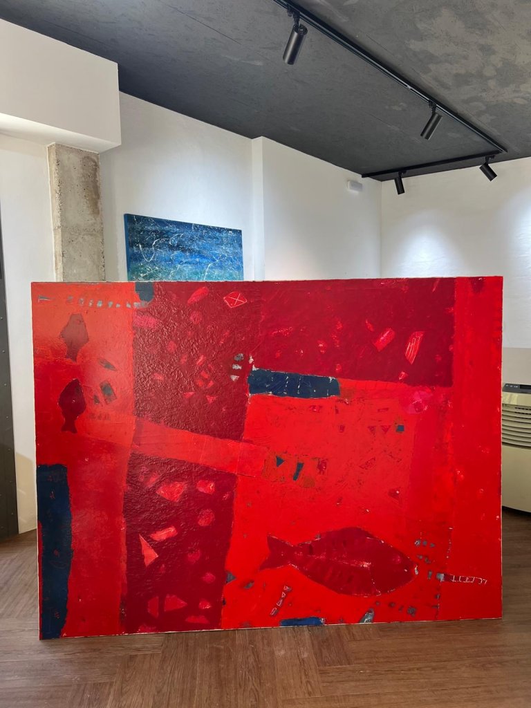 ABSTRAKT3S GEMÄLD3 - RED SEA von U.Potthoff