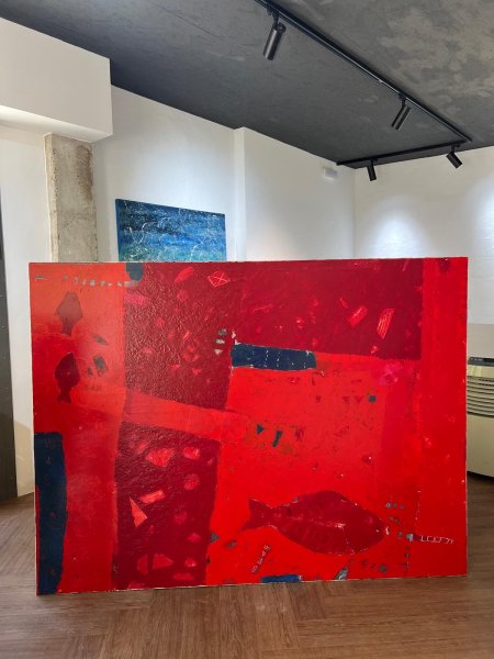 ABSTRAKT3S GEMÄLD3 - RED SEA von U.Potthoff