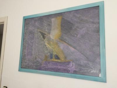 Abstract Art Champagne Glass 70 x 100