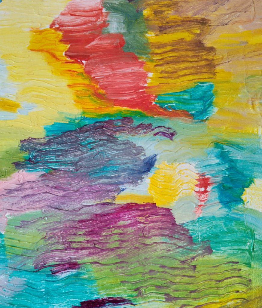 Abstract oil painting