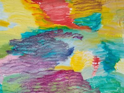 Cuadro al oleo abstracto