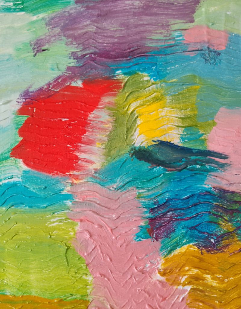 Cuadro al oleo abstracto