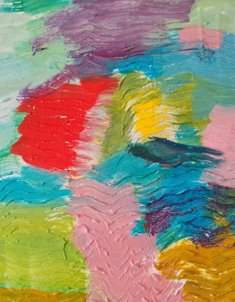 Cuadro al oleo abstracto