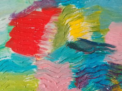 Cuadro al oleo abstracto