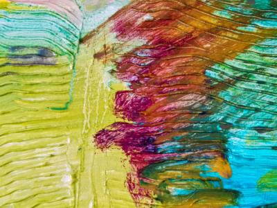 Cuadro al oleo abstracto