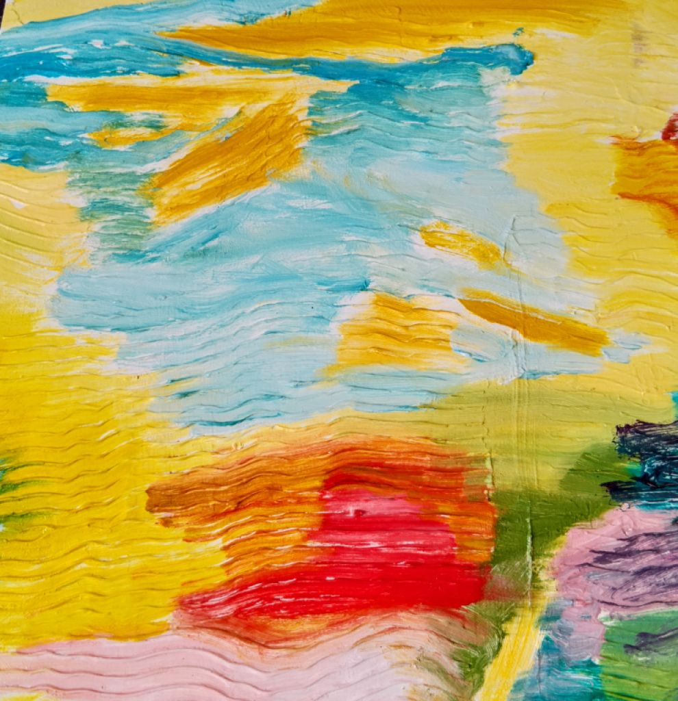 Cuadro al oleo abstracto