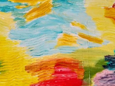 Cuadro al oleo abstracto