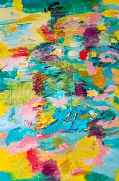 Cuadro al oleo abstracto