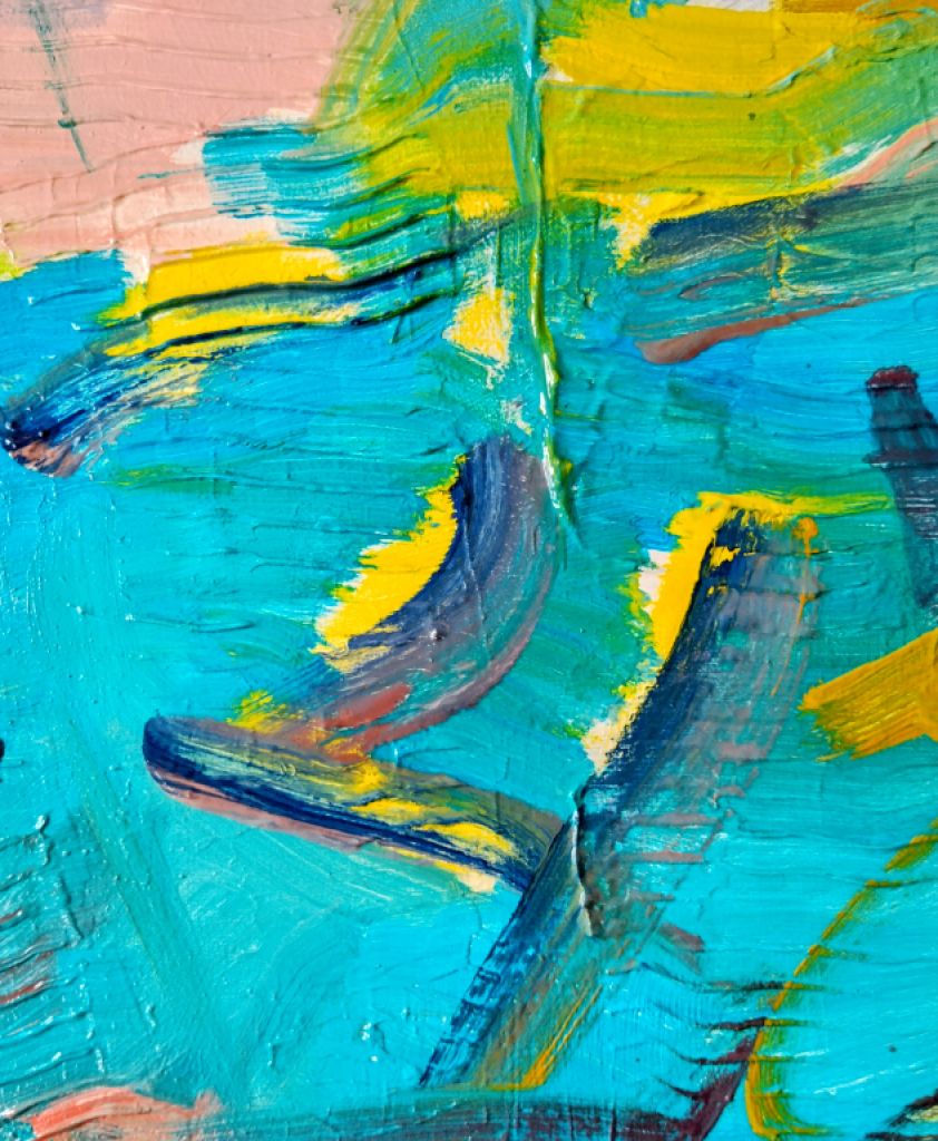 Cuadro al oleo abstracto