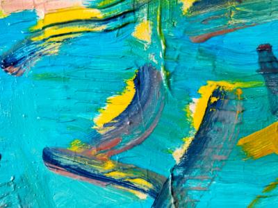 Cuadro al oleo abstracto