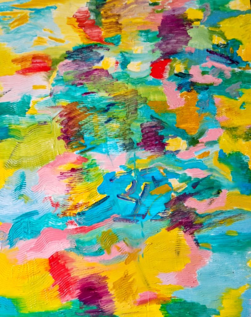 Cuadro al oleo abstracto