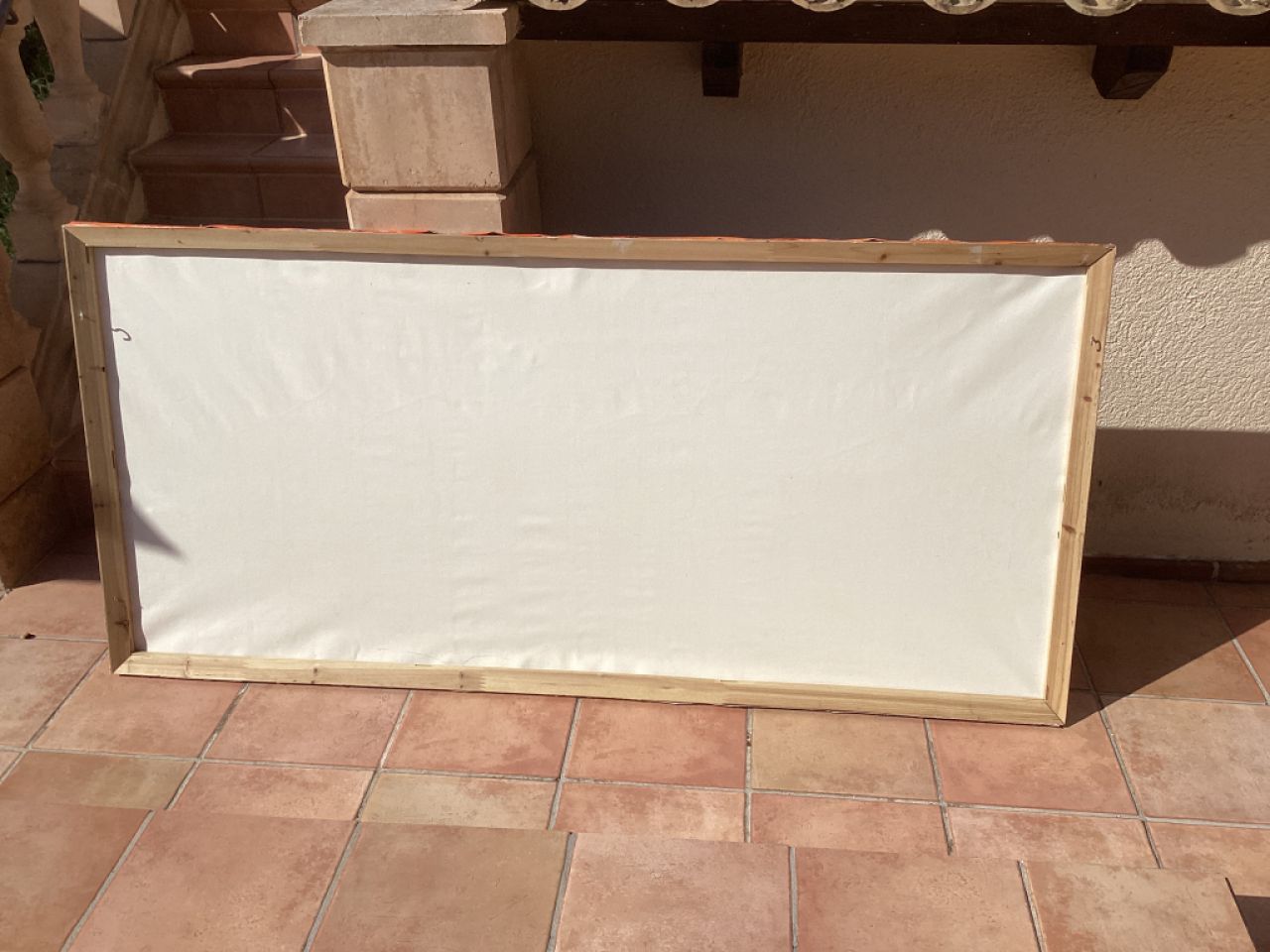 Cuadro abstracto XXL 90 x 190 cm, acrílico sobre lienzo