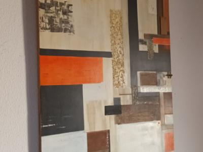 PINTURA ACRÍLICA - Marrón - Naranja