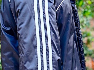 Chaqueta de invierno ADIDAS para hombre, resistente al agua y al viento, color negro, talla L