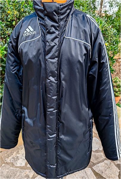 Chaqueta de invierno ADIDAS para hombre, resistente al agua y al viento, color negro, talla L