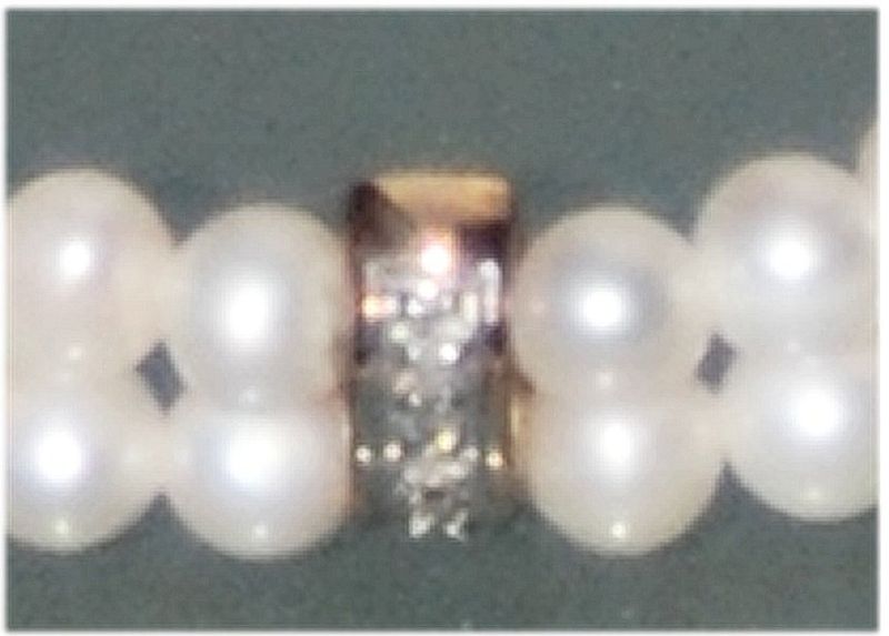 Akoya Perlen-Schmuck-Set Halskette, Armband und Ring mit Sterling Silver und 8 K Gold