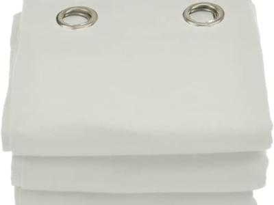 Akustikvorhang von ACOUSPANEL, weiß/creme