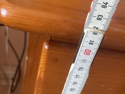 Alcudia - Schöner Vitrinenschrank / Anrichte aus Holz (Landhausstil)  Zu verschenken!
