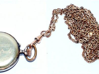 Old Remontoir ladies' pendant watch, Switzerland, hand-wound, 8 jewels, 800 silver