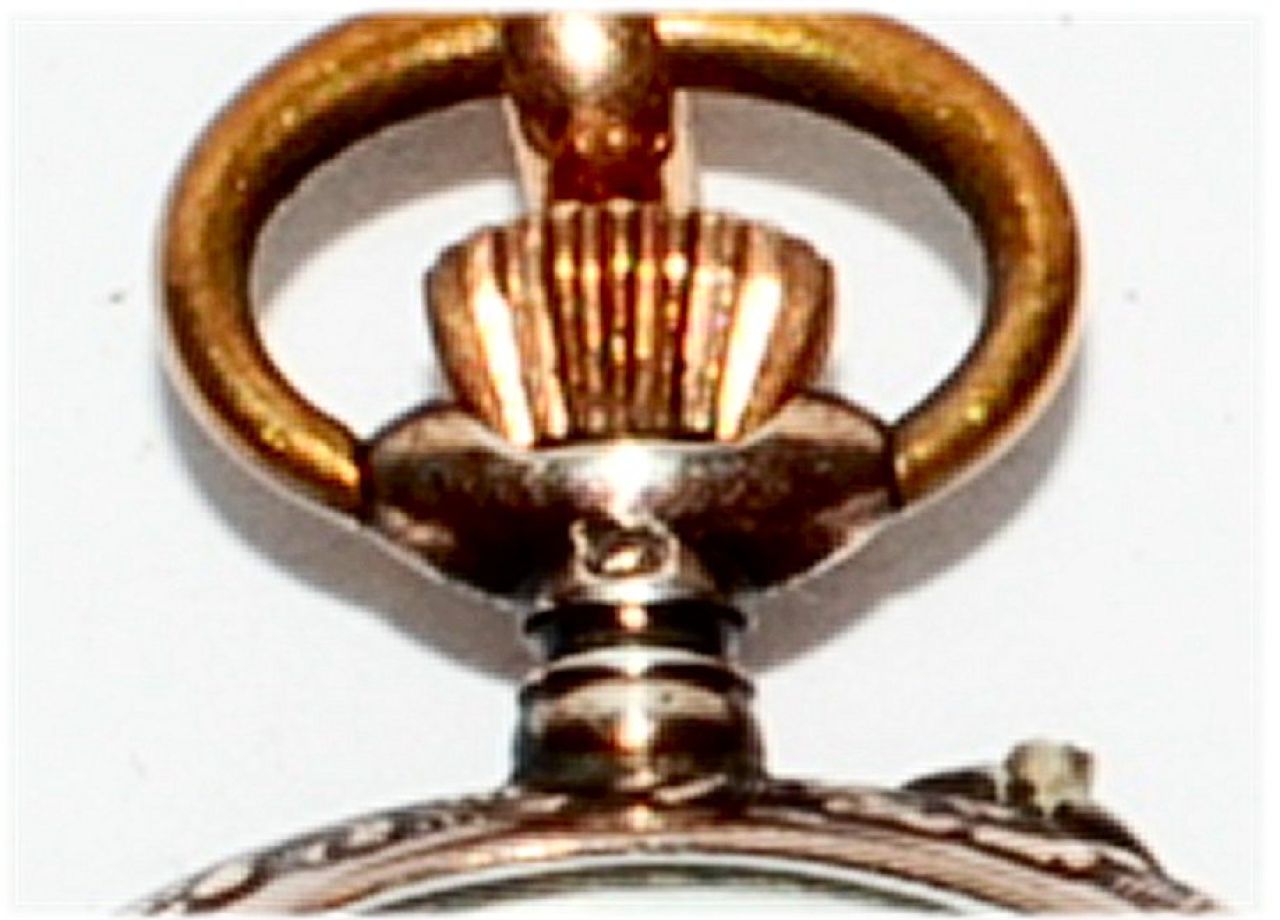 Old Remontoir ladies' pendant watch, Switzerland, hand-wound, 8 jewels, 800 silver